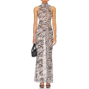 Maxi power mesh dress